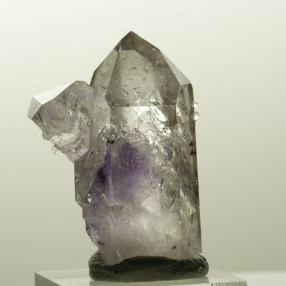 Harlekin Lemurian Phantom Amethyst mit Analcim Streep Mine, Goboboseb, Namibia 42*32*31mm #14853