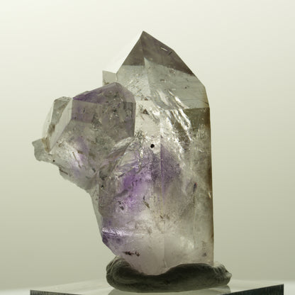 Harlekin Lemurian Phantom Amethyst mit Analcim Streep Mine, Goboboseb, Namibia 42*32*31mm #14853