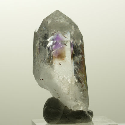 Klare Lemurian Phantom Amethyst Spitze Streep Mine Goboboseb, Namibia 45*24*17mm #14855