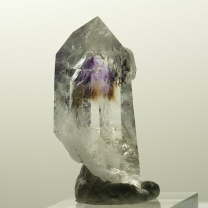 Klare Lemurian Phantom Amethyst Spitze Streep Mine Goboboseb, Namibia 45*24*17mm #14855