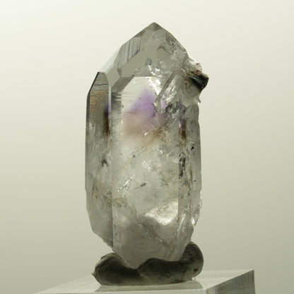 Klare Lemurian Phantom Amethyst Spitze Streep Mine Goboboseb, Namibia 45*24*17mm #14855