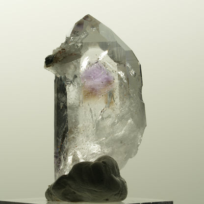 Klare Lemurian Phantom Amethyst Spitze Streep Mine Goboboseb, Namibia 45*24*17mm #14855