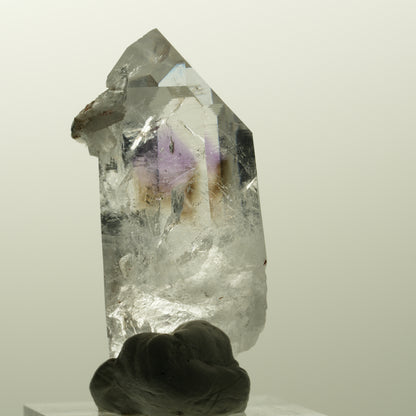Klare Lemurian Phantom Amethyst Spitze Streep Mine Goboboseb, Namibia 45*24*17mm #14855