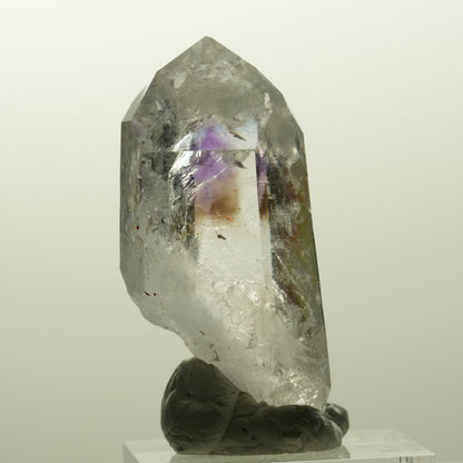 Klare Lemurian Phantom Amethyst Spitze Streep Mine Goboboseb, Namibia 45*24*17mm #14855