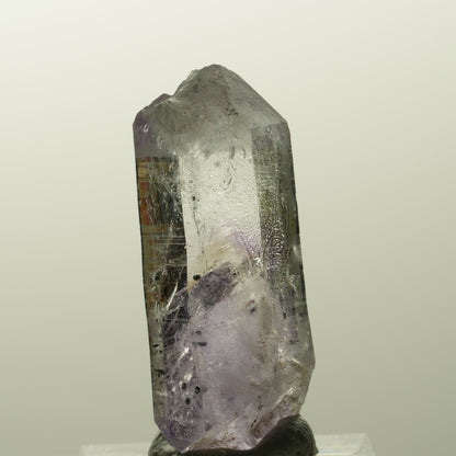 Harlekin Lemurian Phantom Amethyst Spitze Streep Mine, Goboboseb, Namibia 40*17*14mm #14856