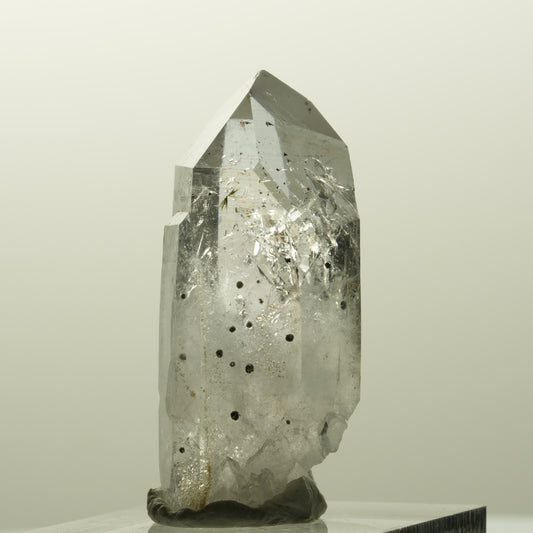Harlekin Lemurian Phantom Amethyst Spitze Streep Mine, Goboboseb, Namibia 39*18*15mm #14857