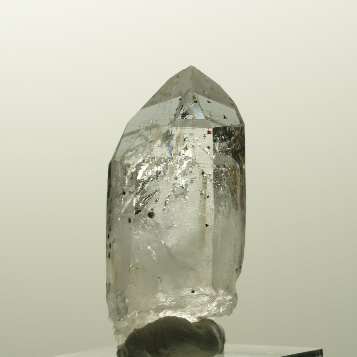 Harlekin Lemurian Phantom Amethyst Spitze Streep Mine, Goboboseb, Namibia 39*18*15mm #14857