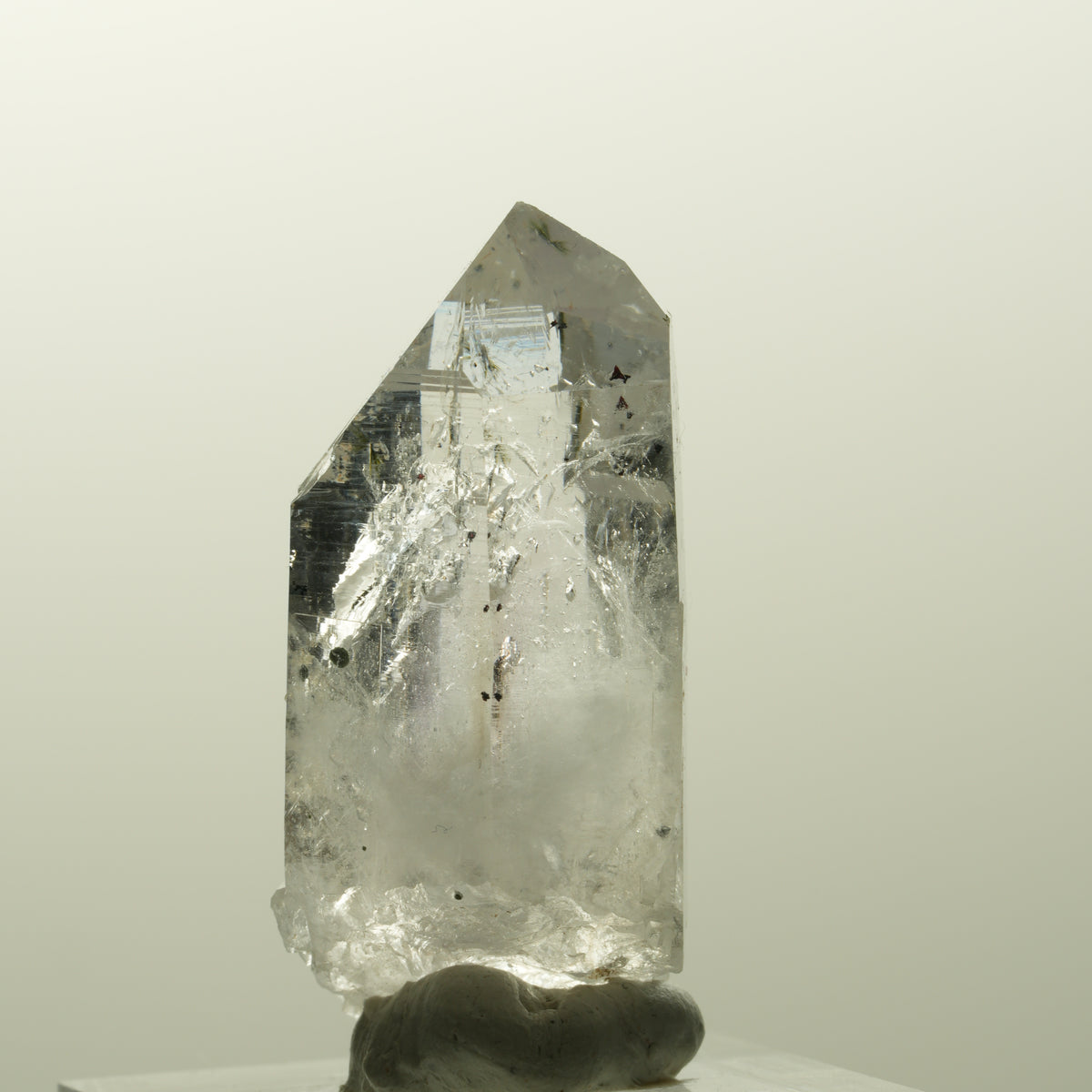 Harlekin Lemurian Phantom Amethyst Spitze Streep Mine, Goboboseb, Namibia 39*18*15mm #14857