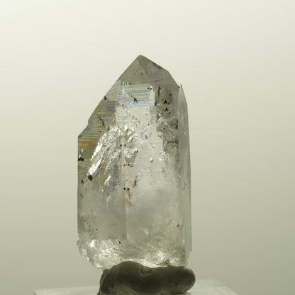 Harlekin Lemurian Phantom Amethyst Spitze Streep Mine, Goboboseb, Namibia 39*18*15mm #14857