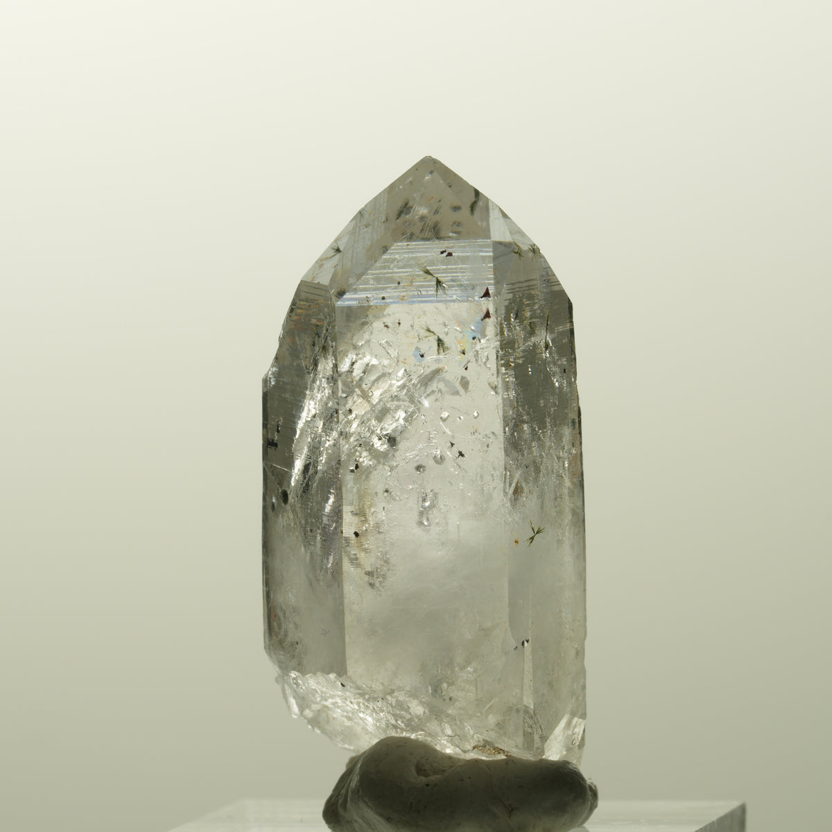 Harlekin Lemurian Phantom Amethyst Spitze Streep Mine, Goboboseb, Namibia 39*18*15mm #14857