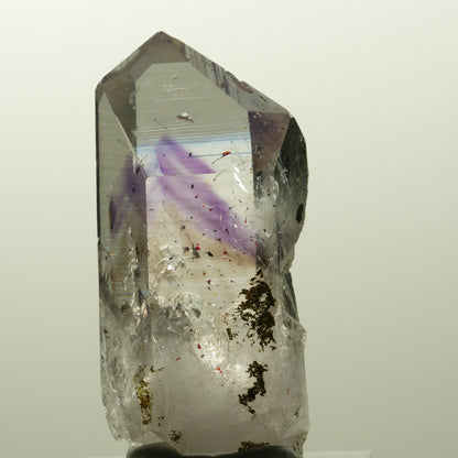 Harlekin Lemurian Phantom Amethyst Spitze Streep Mine, Goboboseb, Namibia 45*22*17mm #14858