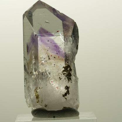 Harlekin Lemurian Phantom Amethyst Spitze Streep Mine, Goboboseb, Namibia 45*22*17mm #14858