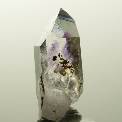 Harlekin Lemurian Phantom Amethyst Spitze Streep Mine, Goboboseb, Namibia 45*22*17mm #14858