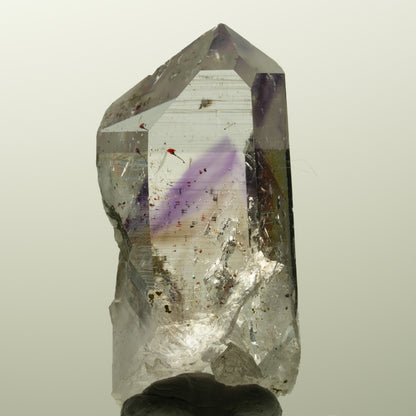 Harlekin Lemurian Phantom Amethyst Spitze Streep Mine, Goboboseb, Namibia 45*22*17mm #14858