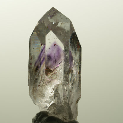 Harlekin Lemurian Phantom Amethyst Spitze Streep Mine, Goboboseb, Namibia 45*22*17mm #14858