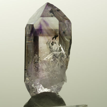 Harlekin Lemurian Phantom Amethyst Spitze Streep Mine, Goboboseb, Namibia 49*21*18mm #14859