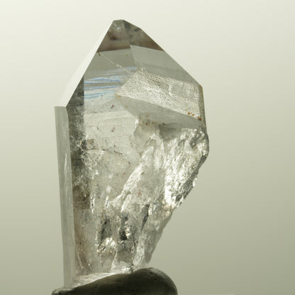 Harlekin Lemurian Phantom Amethyst Spitze Streep Mine, Goboboseb, Namibia 40*23*18mm #14861