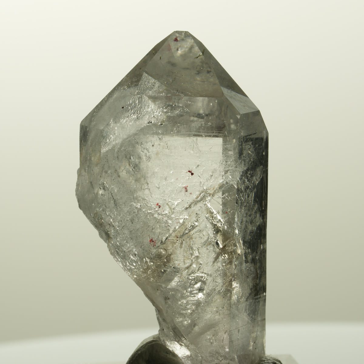 Harlekin Lemurian Phantom Amethyst Spitze Streep Mine, Goboboseb, Namibia 40*23*18mm #14861