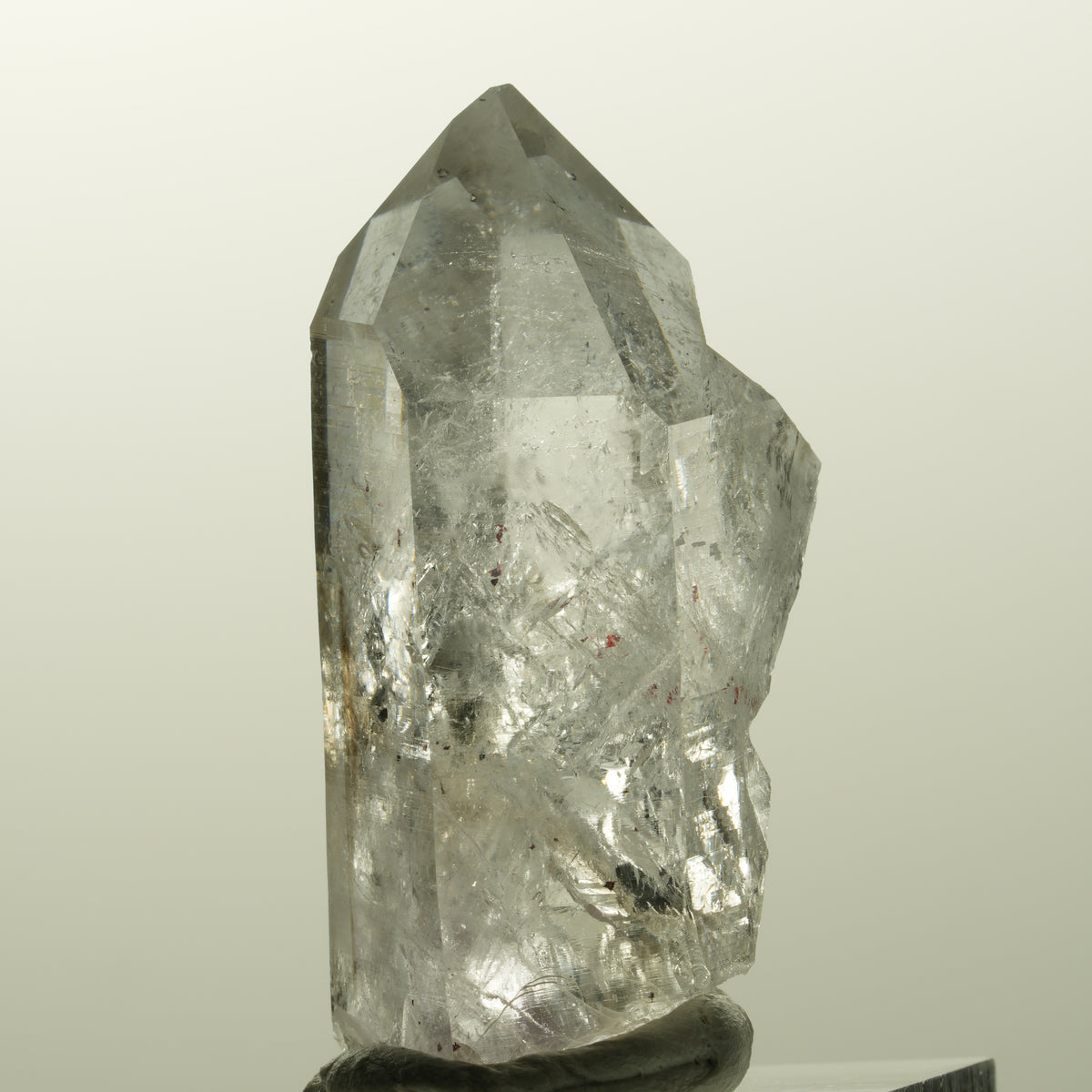Harlekin Lemurian Phantom Amethyst Spitze Streep Mine, Goboboseb, Namibia 40*23*18mm #14861