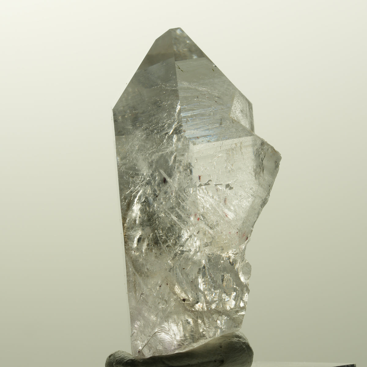 Harlekin Lemurian Phantom Amethyst Spitze Streep Mine, Goboboseb, Namibia 40*23*18mm #14861
