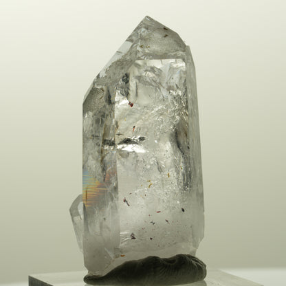 Harlekin Lemurian Phantom Amethyst Spitze Streep Mine, Goboboseb, Namibia 42*20*15mm #14862