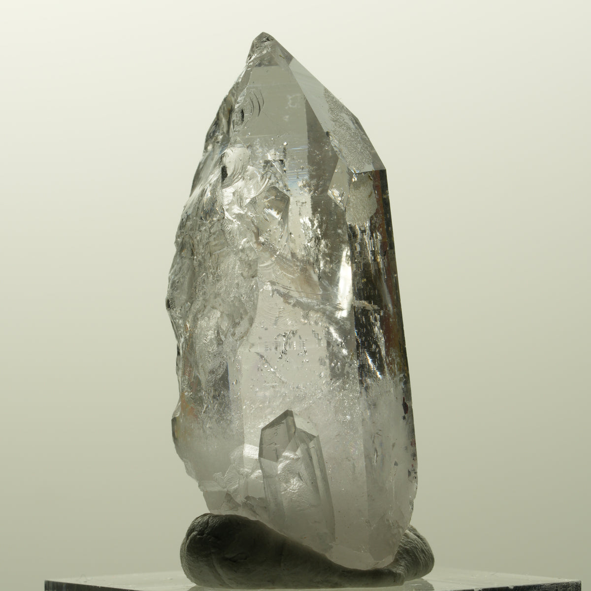 Harlekin Lemurian Phantom Amethyst Spitze Streep Mine, Goboboseb, Namibia 42*20*15mm #14862
