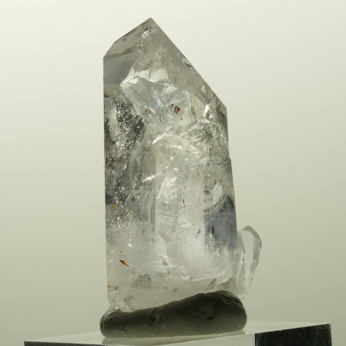 Harlekin Lemurian Phantom Amethyst Spitze Streep Mine, Goboboseb, Namibia 42*20*15mm #14862