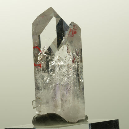 Enhydro Lemurian Phantom Amethyst Spitze, 2x Blase Streep Mine, Namibia 43*20*14mm #14863