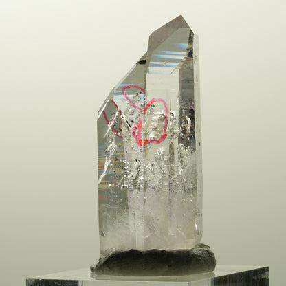 Enhydro Lemurian Phantom Amethyst Spitze, 2x Blase Streep Mine, Namibia 43*20*14mm #14863