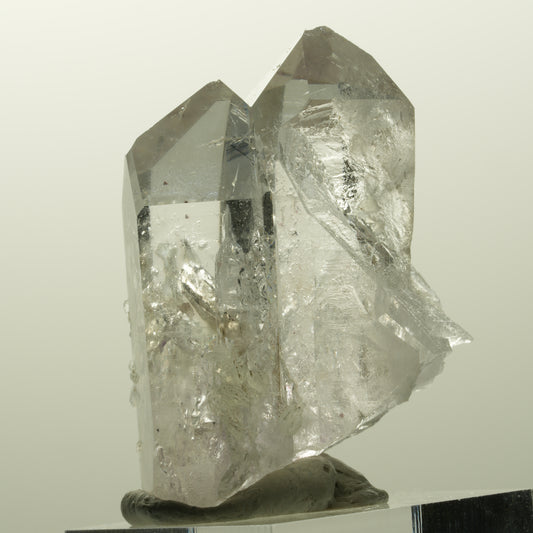 Harlekin Skelett Phantom Amethyst mit Prehnit Streep Mine, Goboboseb, Namibia 43*32*22mm #14864