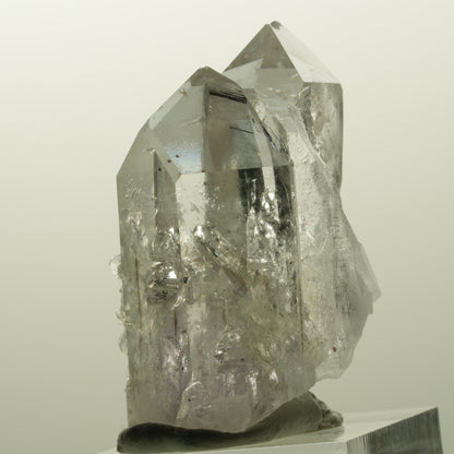 Harlekin Skelett Phantom Amethyst mit Prehnit Streep Mine, Goboboseb, Namibia 43*32*22mm #14864