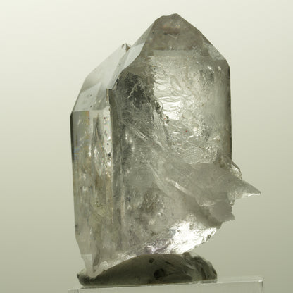 Harlekin Skelett Phantom Amethyst mit Prehnit Streep Mine, Goboboseb, Namibia 43*32*22mm #14864