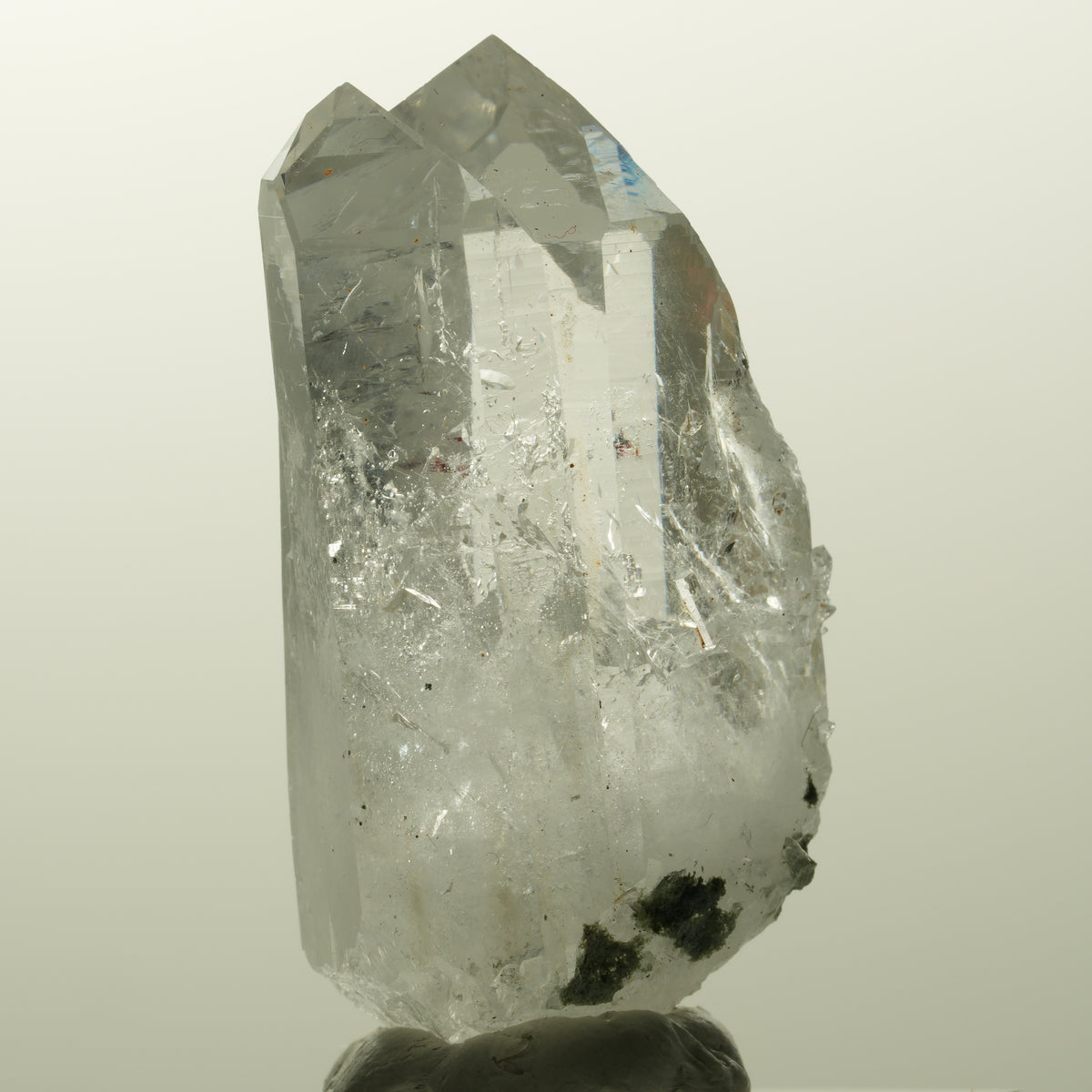 Harlekin Skelett Phantom Rauchquarz Spitze Streep Mine, Goboboseb, Namibia 48*28*18mm #14865