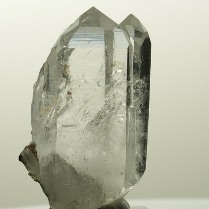 Harlekin Skelett Phantom Rauchquarz Spitze Streep Mine, Goboboseb, Namibia 48*28*18mm #14865
