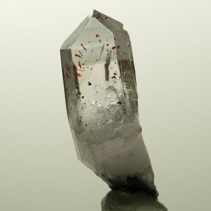 Harlekin Lemurian Phantom Amethyst Streep Mine, Goboboseb, Namibia 45*16*12mm #14868
