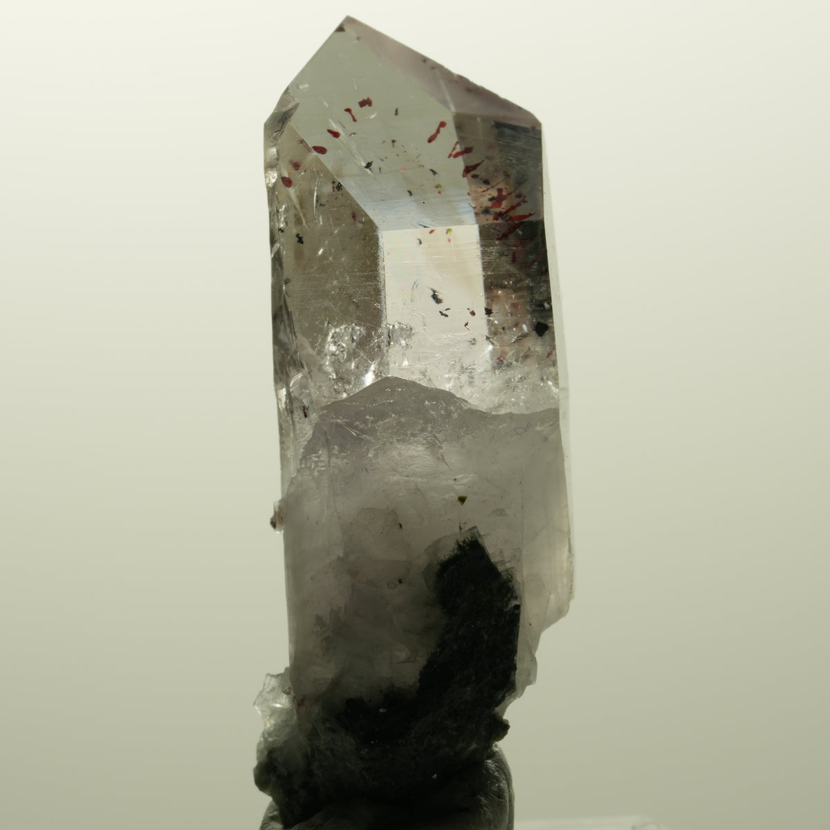 Harlekin Lemurian Phantom Amethyst Streep Mine, Goboboseb, Namibia 45*16*12mm #14868