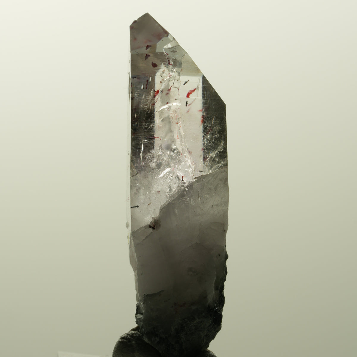 Harlekin Lemurian Phantom Amethyst Streep Mine, Goboboseb, Namibia 45*16*12mm #14868