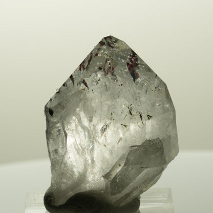Harlekin Skelett Phantom Amethyst mit Analcim, Epidot Streep Mine, Namibia 36*28*24mm #14869