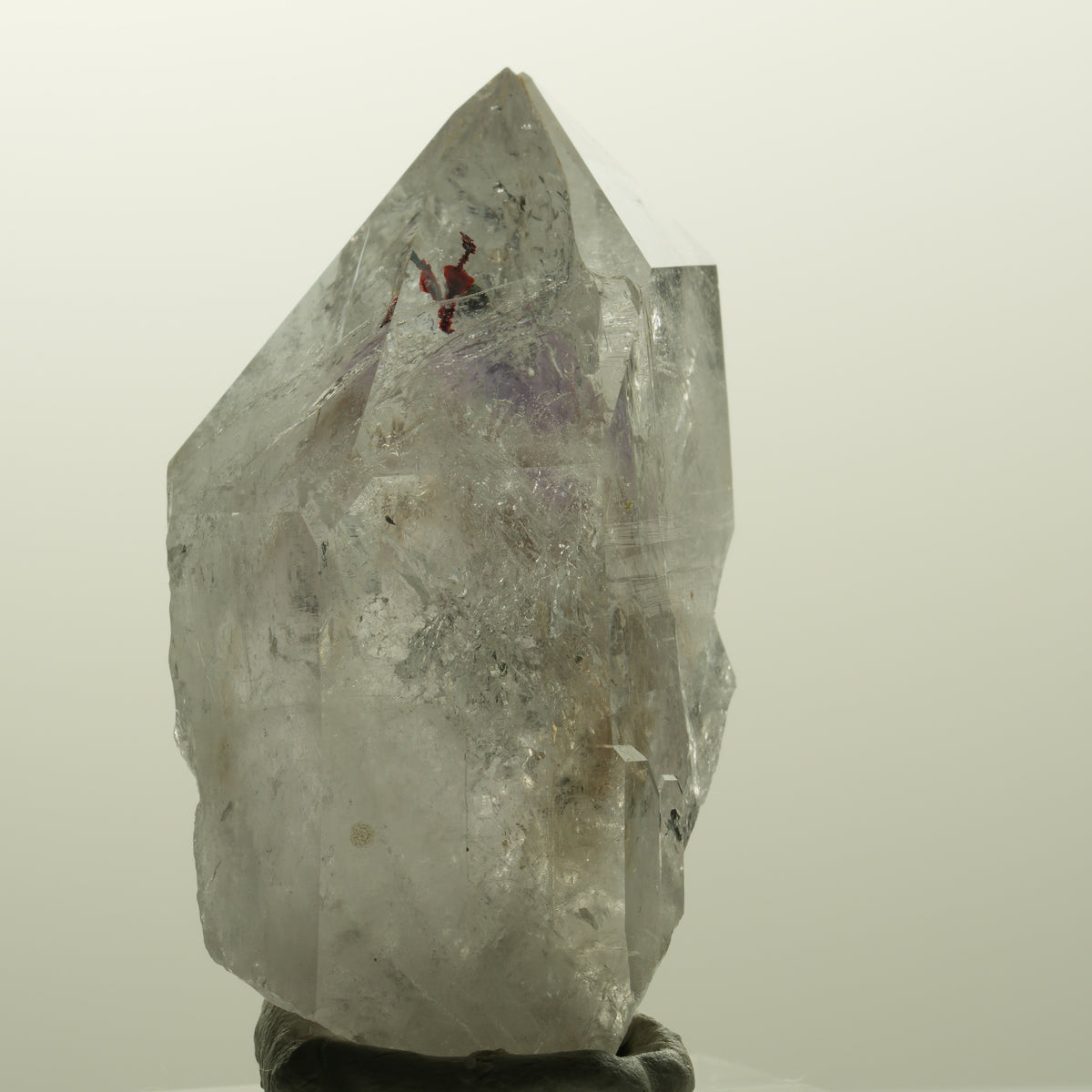 Harlekin Skelett Phantom Amethyst Spitze Streep Mine, Goboboseb, Namibia 45*24*21mm #14870