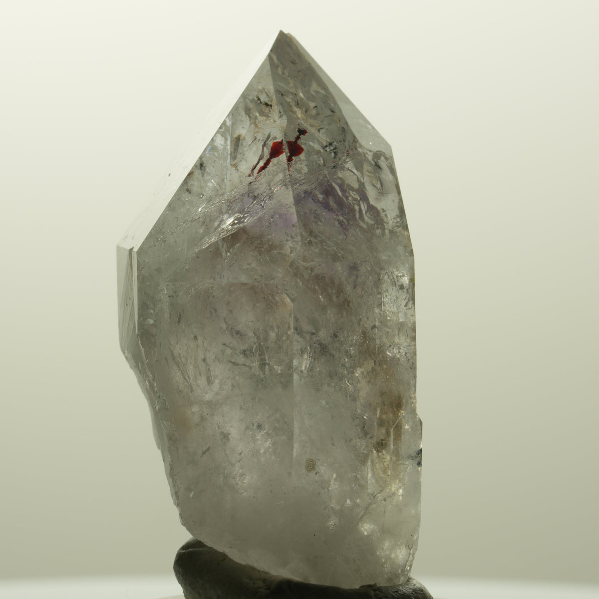 Harlekin Skelett Phantom Amethyst Spitze Streep Mine, Goboboseb, Namibia 45*24*21mm #14870