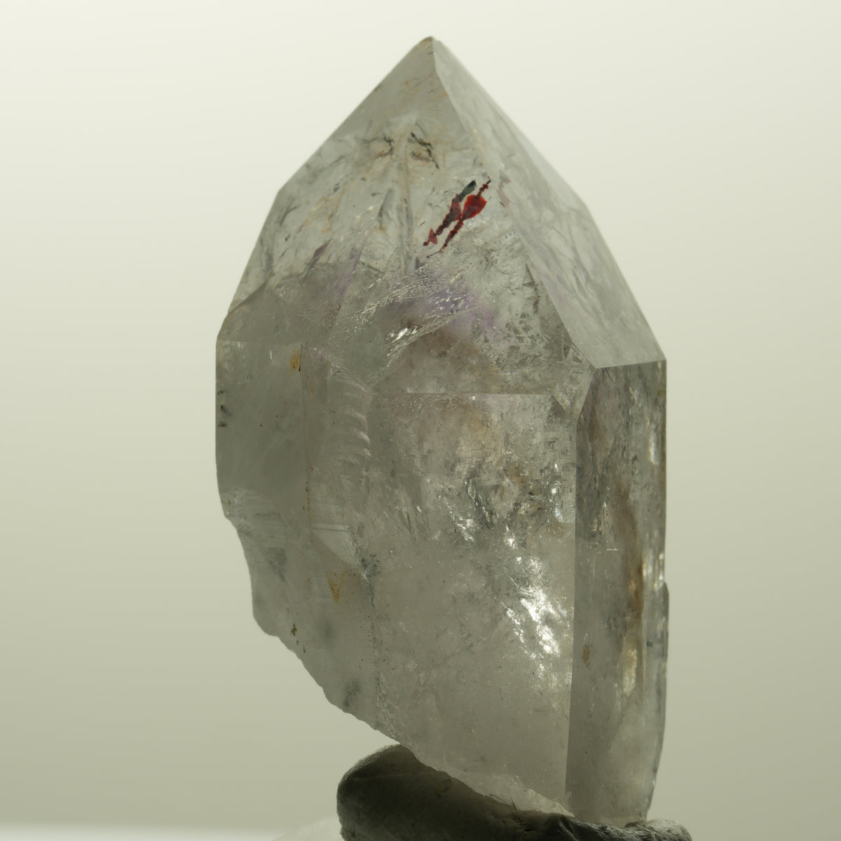 Harlekin Skelett Phantom Amethyst Spitze Streep Mine, Goboboseb, Namibia 45*24*21mm #14870