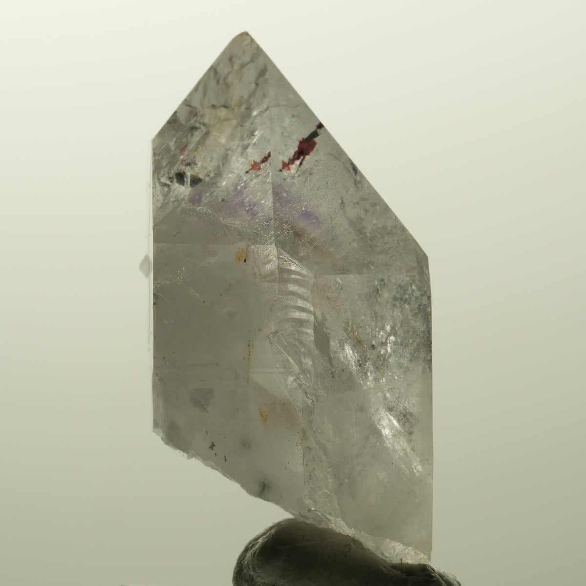 Harlekin Skelett Phantom Amethyst Spitze Streep Mine, Goboboseb, Namibia 45*24*21mm #14870
