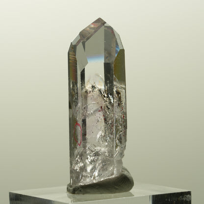 Enhydro Lemurian Phantom Amethyst, Epidot, 1x Blase Streep Mine, Namibia 39*16*10mm #14872