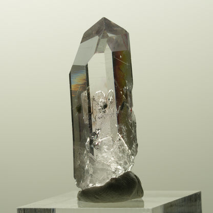Enhydro Lemurian Phantom Amethyst, Epidot, 1x Blase Streep Mine, Namibia 39*16*10mm #14872