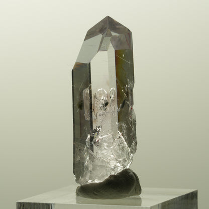 Enhydro Lemurian Phantom Amethyst, Epidot, 1x Blase Streep Mine, Namibia 39*16*10mm #14872