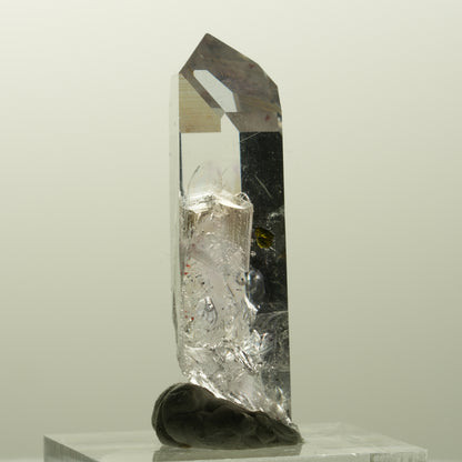 Enhydro Lemurian Phantom Amethyst, Epidot, 1x Blase Streep Mine, Namibia 39*16*10mm #14872