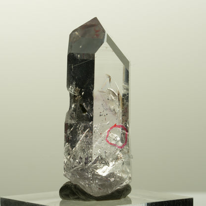 Enhydro Lemurian Phantom Amethyst, Epidot, 1x Blase Streep Mine, Namibia 39*16*10mm #14872