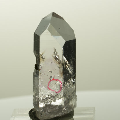 Enhydro Lemurian Phantom Amethyst, Epidot, 1x Blase Streep Mine, Namibia 39*16*10mm #14872