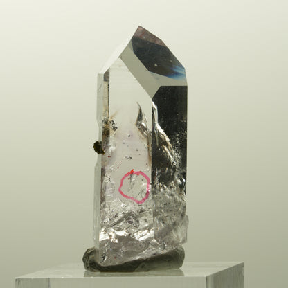 Enhydro Lemurian Phantom Amethyst, Epidot, 1x Blase Streep Mine, Namibia 39*16*10mm #14872