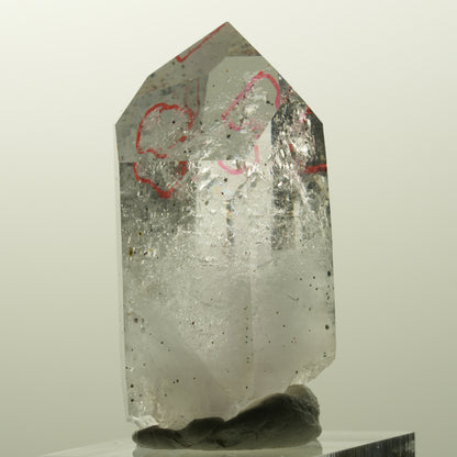 Enhydro Skelett Phantom Amethyst mit Hämatit, 2x Blase Streep Mine, Namibia 44*24*21mm #14873